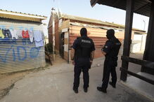 Intervenção policial no Bairro da Horta da Areia, em Faro