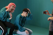 Cláudia Pascoal e Isaura gravam videoclip de 'O Jardim'