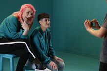 Cláudia Pascoal e Isaura gravam videoclip de 'O Jardim'