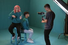 Cláudia Pascoal e Isaura gravam videoclip de 'O Jardim'