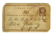 Carta escrita por Jack, o Estripador 