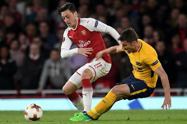 Atlético de Madrid empatou em casa do Arsenal nas meias da Liga Europa