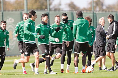 Treino do Sporting em Alcochete