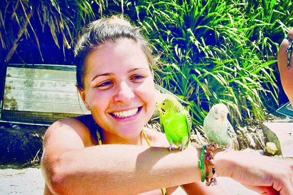 A atriz Diana Nicolau no Brasil 