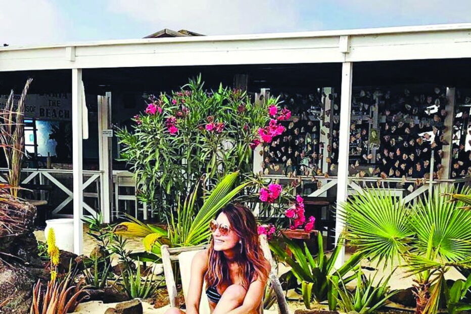 Liliana Santos está a desfrutar do bom tempo em Cabo Verde