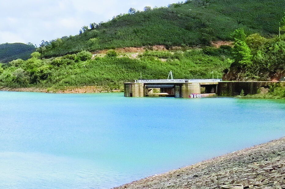 Barragem do Arade, no Algarve em em Março de 2018