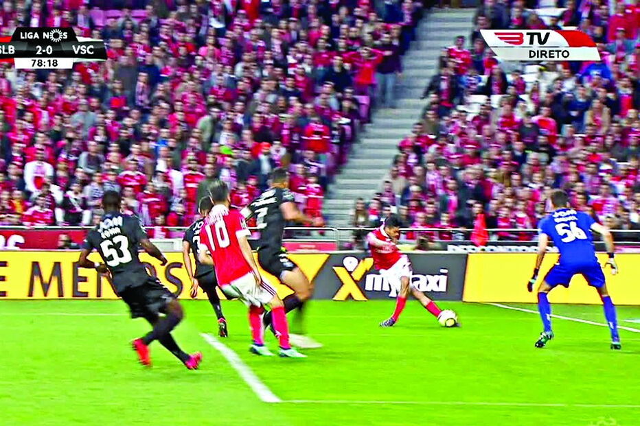 Jiménez, jogador do Benfica