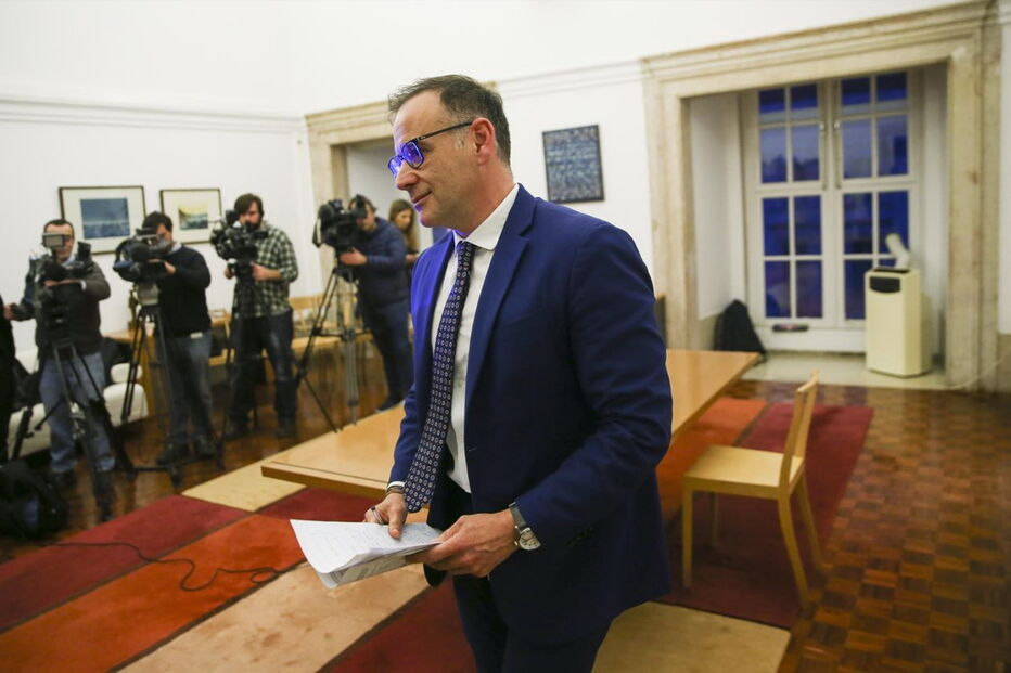Miguel Honrado, ontem, no Palácio da Ajuda, em Lisboa, depois da reunião com o primeiro-ministro, António Costa