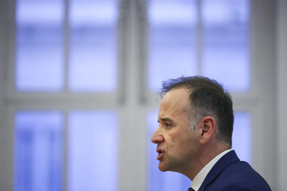 Miguel Honrado, ontem, no Palácio da Ajuda, em Lisboa, depois da reunião com o primeiro-ministro, António Costa