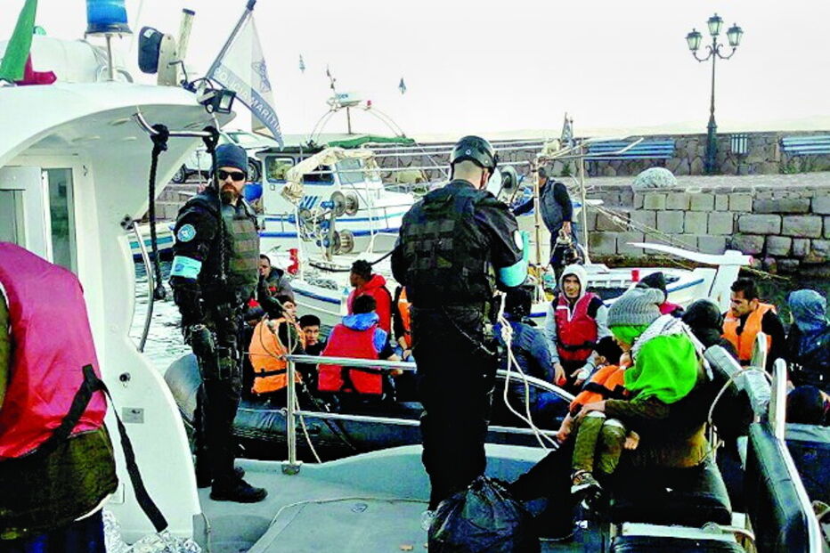 Resgate no mar Egeu, Grécia 