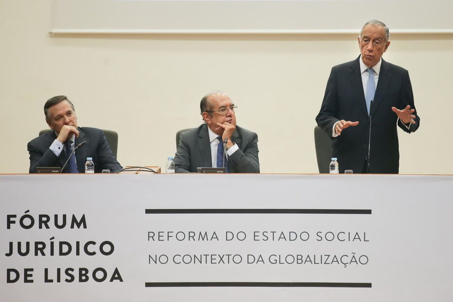 Marcelo Rebelo de Sousa participou num fórum jurídico em Lisboa