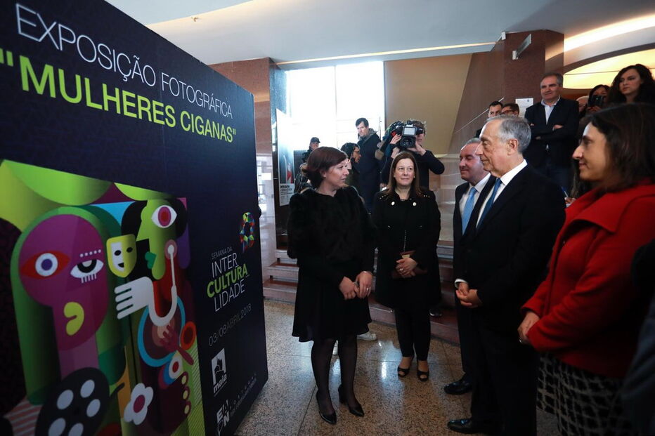 Presidente esteve a participar em celebrações do Dia Internacional da Comunidade Cigana