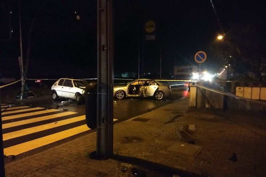 Homem morre atropelado após colisão de dois carros em Estarreja
