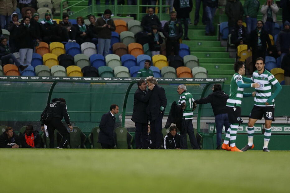 Sporting recebeu este domingo o Paços de Ferreira em Alvalade	