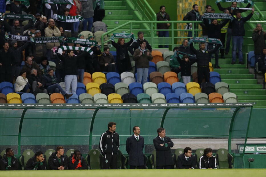 Sporting recebeu este domingo o Paços de Ferreira em Alvalade	
