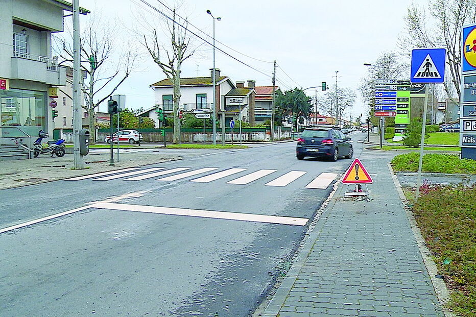 Local do acidente em Estarreja