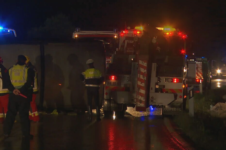 Acidente com autocarro em Nisa