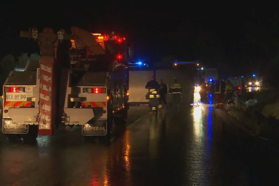 Acidente com autocarro em Nisa