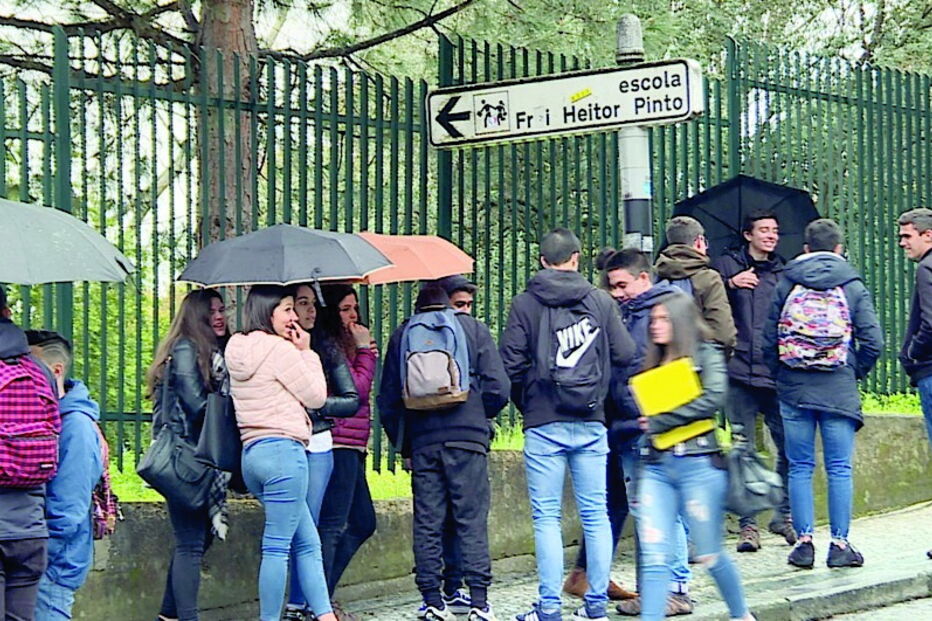 Alunos da Escola Frei Heitor Pinto 