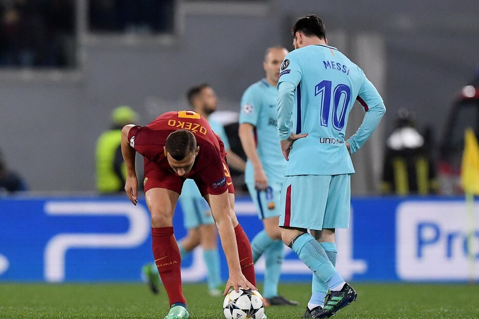 Roma elimina Barcelona nos quartos de final da Liga dos Campeões
