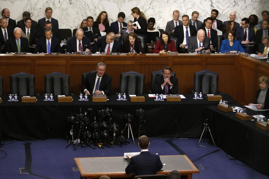 Zuckerberg no Congresso dos EUA