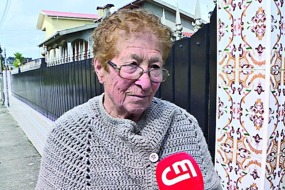 Maria Aurora foi amarrada pelos ladrões 