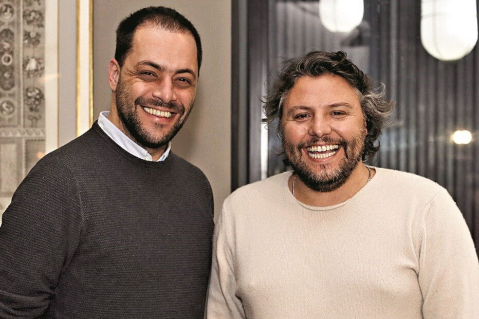 António Zambujo e o humorista César Mourão