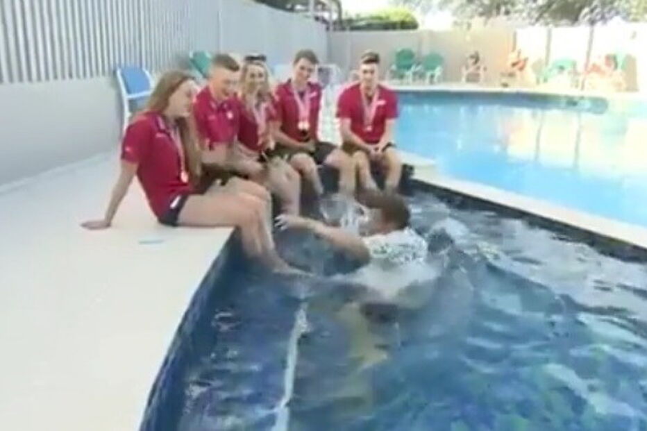 Entrevista com direito a mergulho