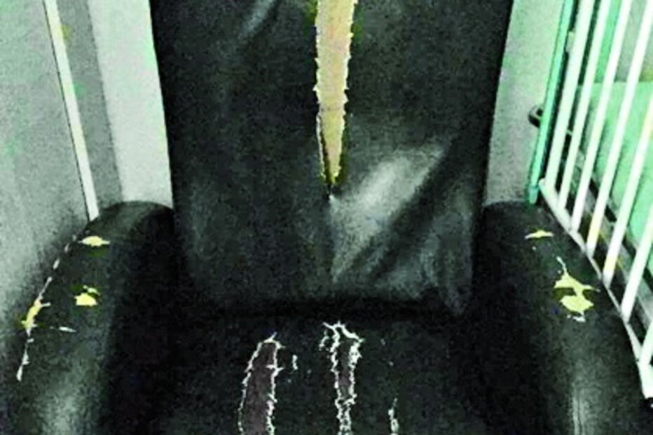 Cadeirão destinado aos pais dos menores