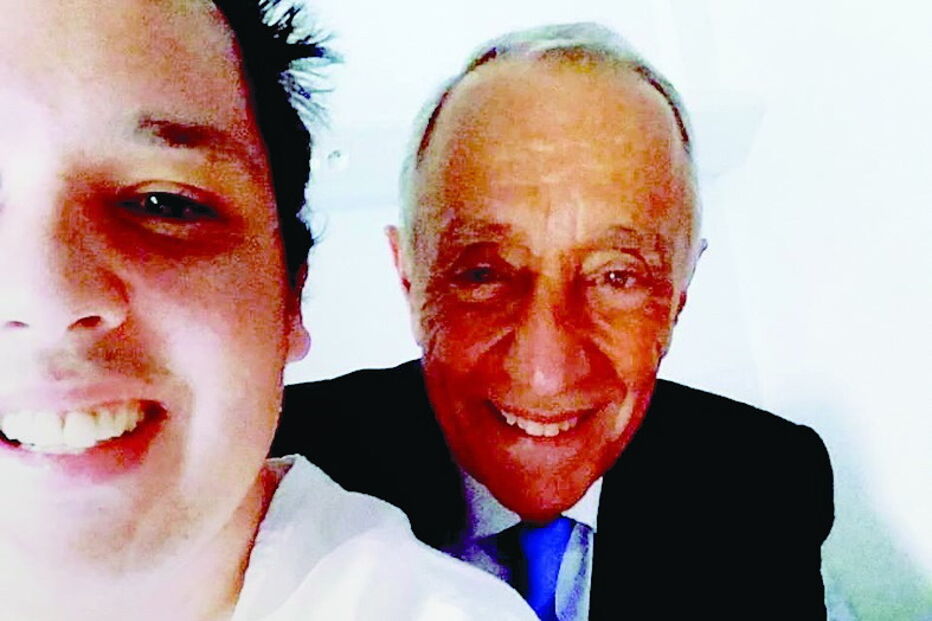 Marcelo Rebelo de Sousa visitou Renato Silva