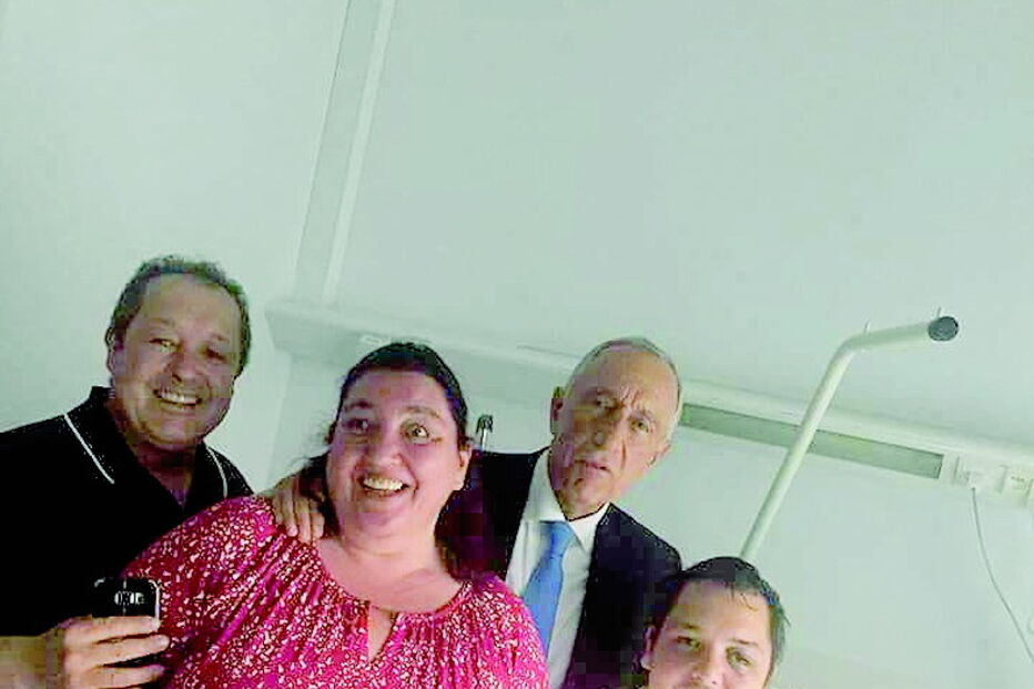 Marcelo Rebelo de Sousa visitou Renato Silva