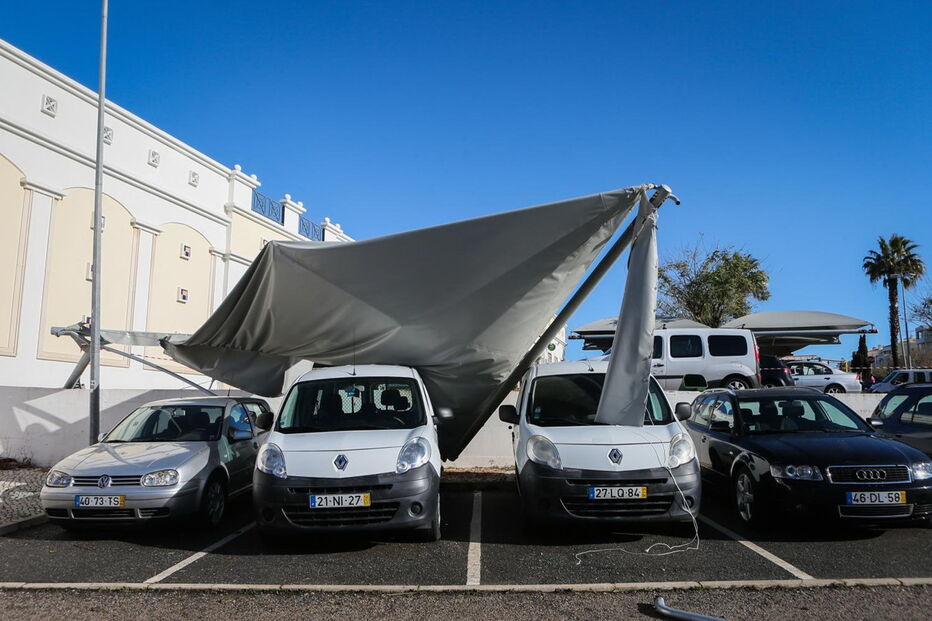 Temporal em Albufeira