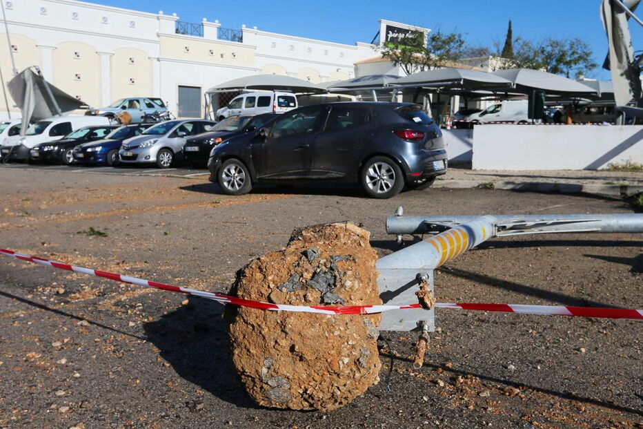 Temporal em Albufeira