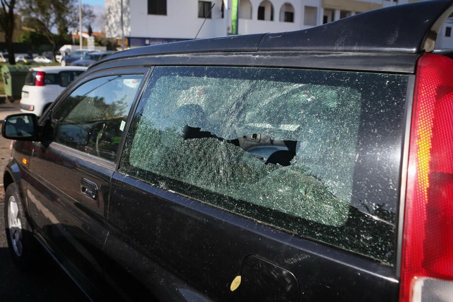 Temporal em Albufeira