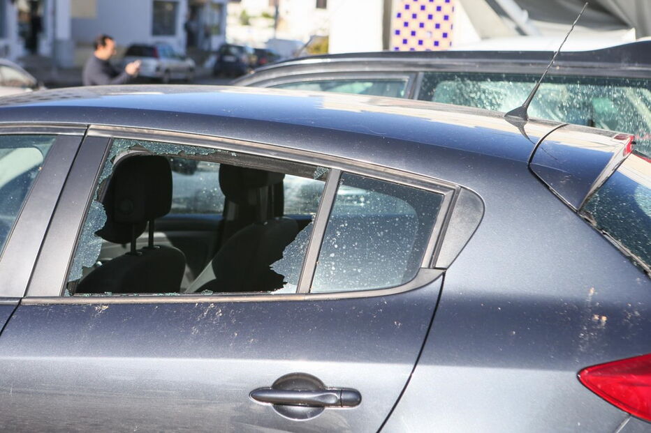 Temporal em Albufeira
