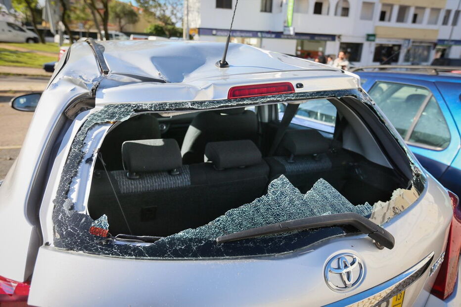Temporal em Albufeira
