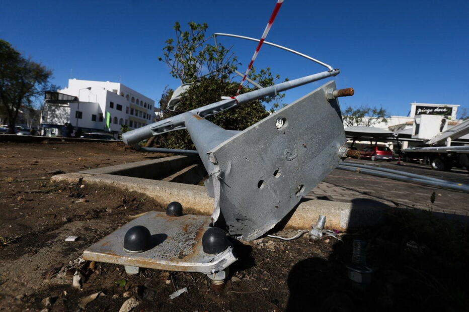 Temporal em Albufeira