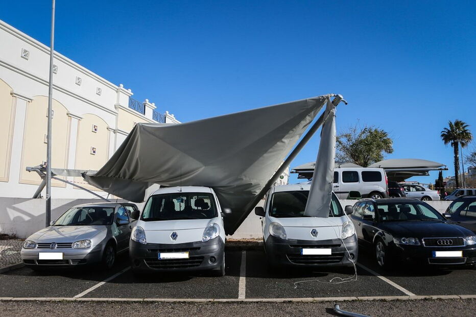 Temporal em Albufeira