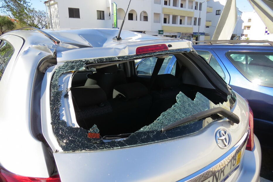 Temporal em Albufeira