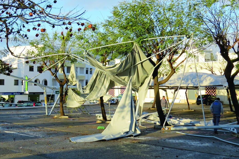 Prejuízos de 100 mil euros após terceiro tornado