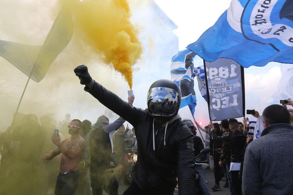 Adeptos do FC Porto em euforia