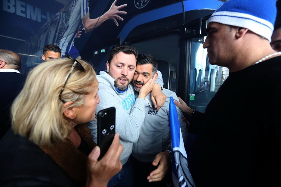 Adeptos do FC Porto em euforia