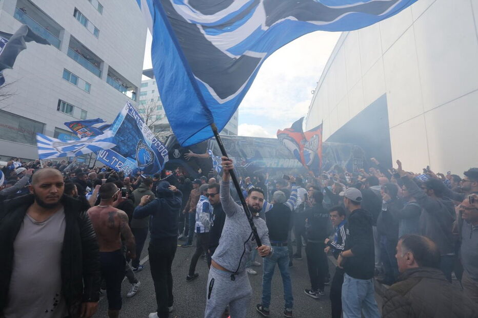 Adeptos do FC Porto em euforia