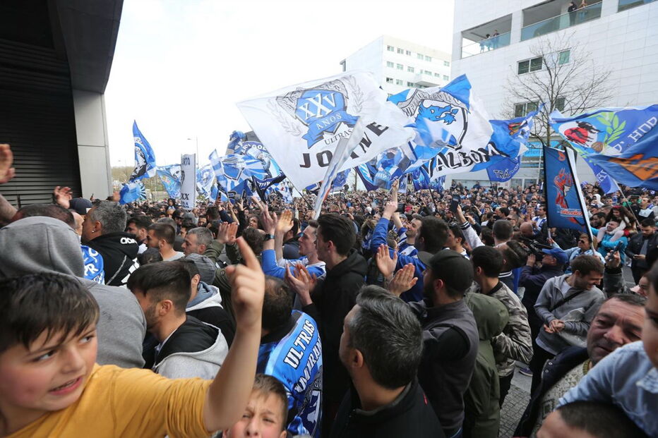 Adeptos do FC Porto em euforia