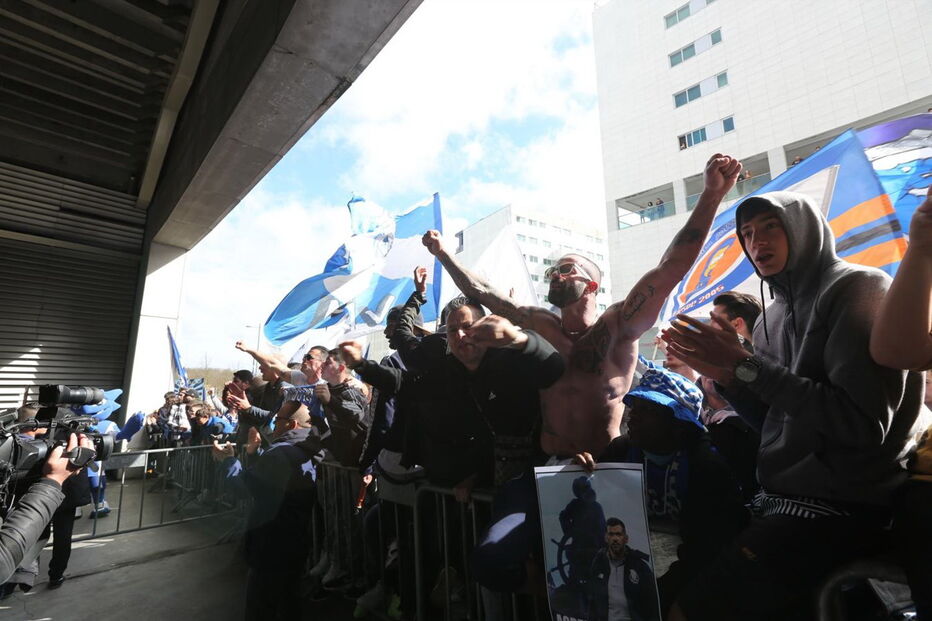 Adeptos do FC Porto em euforia