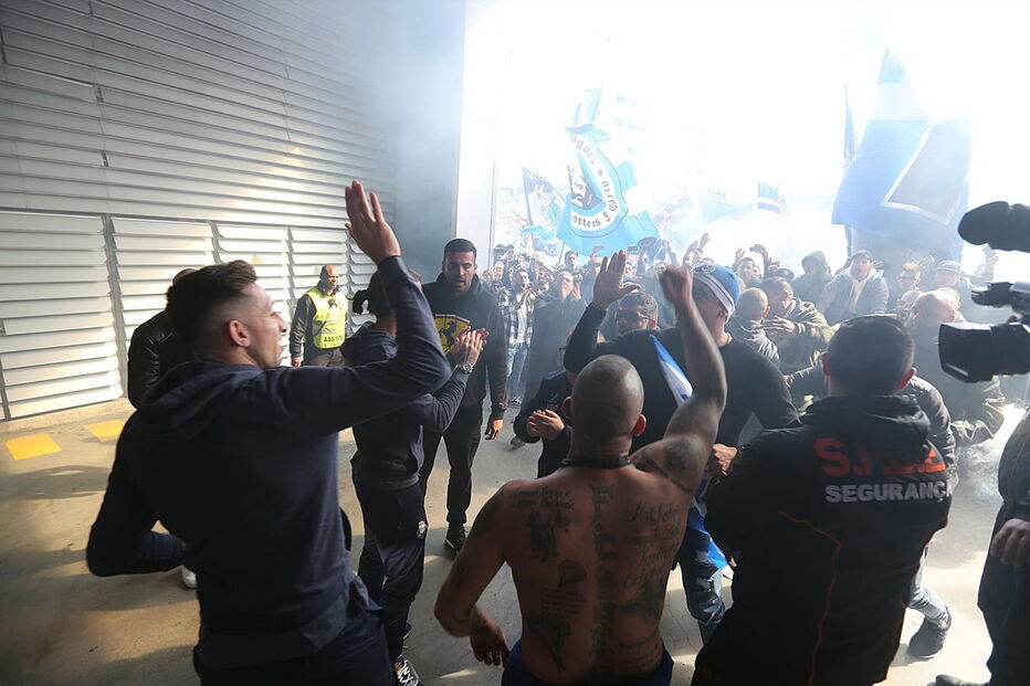 Adeptos do FC Porto em euforia