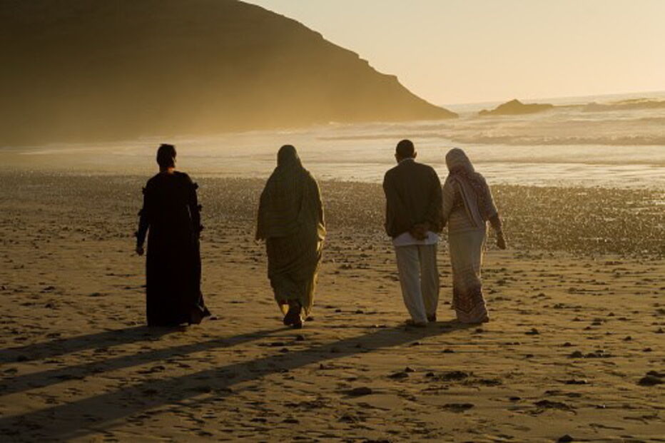 Família em Marrocos
