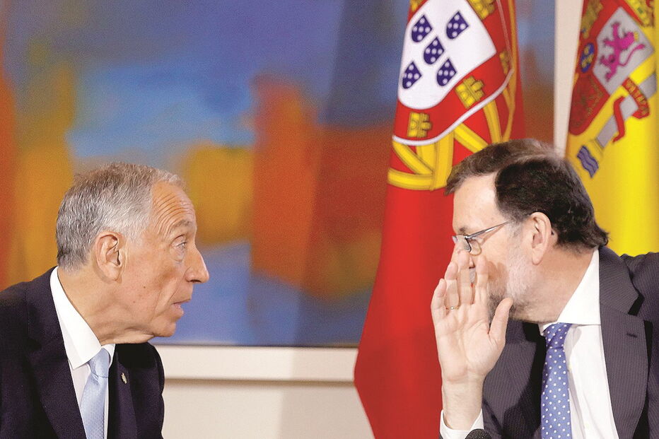 Chefe de Estado português esteve reunido ontem em Madrid com o presidente do governo espanhol, Mariano Rajoy