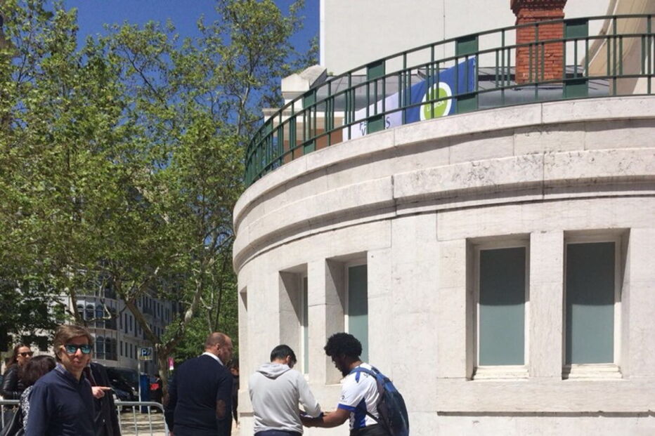 Atropelamento em Lisboa, junto ao Hotel Altis	