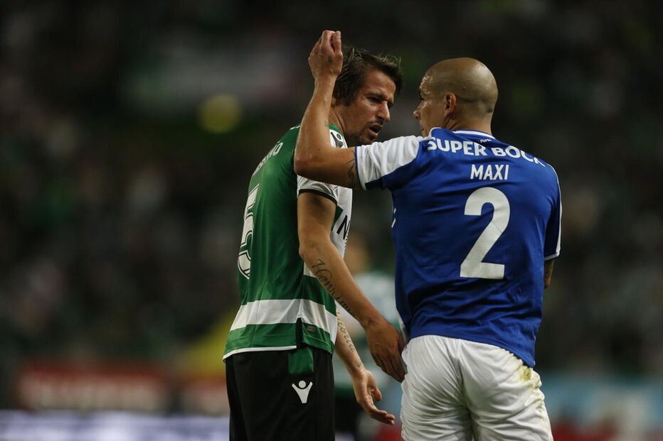 Coentrão e Maxi Pereira no Sporting-FC Porto da Taça de Portugal